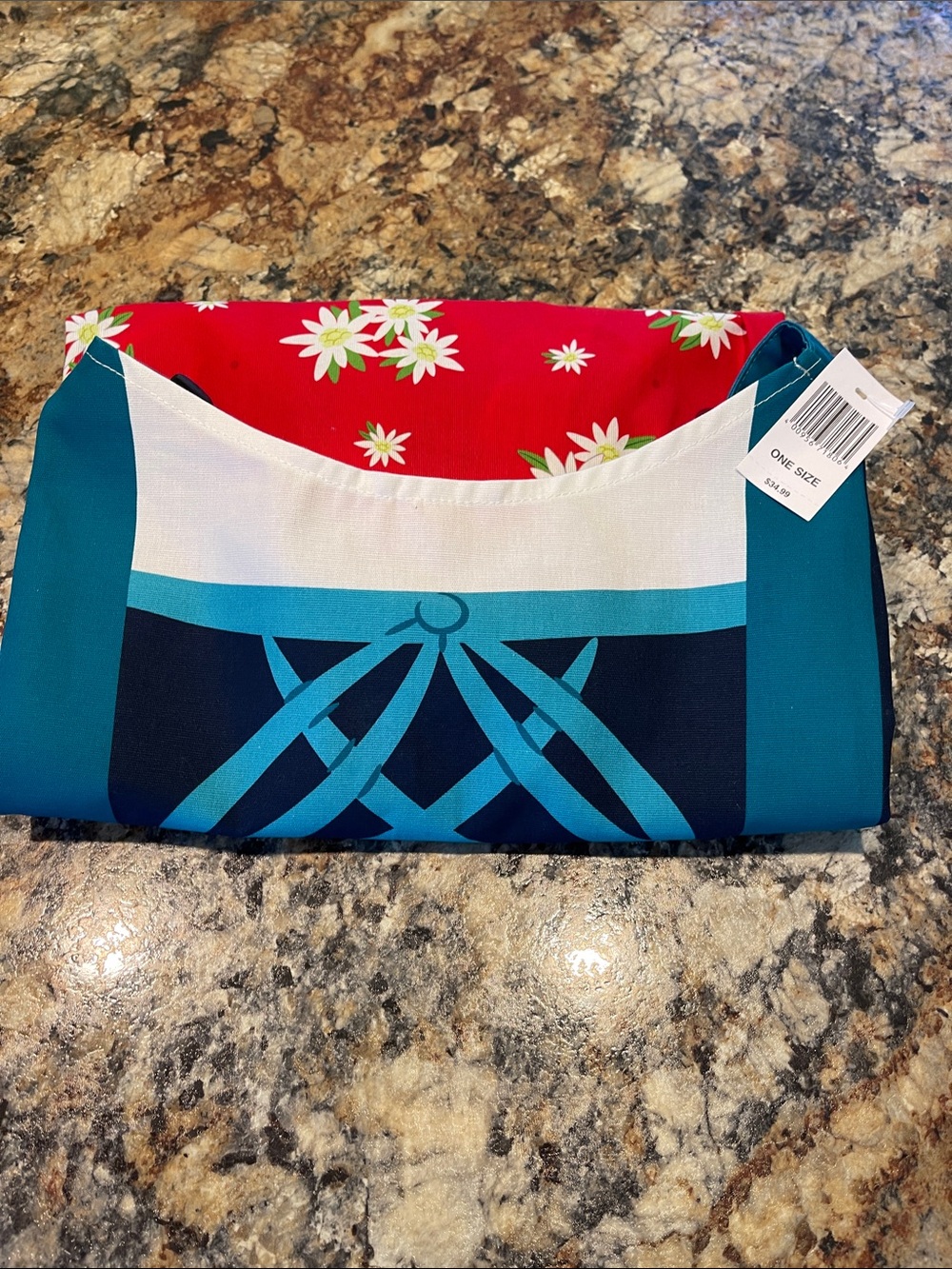 Disney Parks Epcot Germany Floral Apron German NWT - Picture 8 of 8